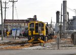 Switcher Moving the Tank Cars